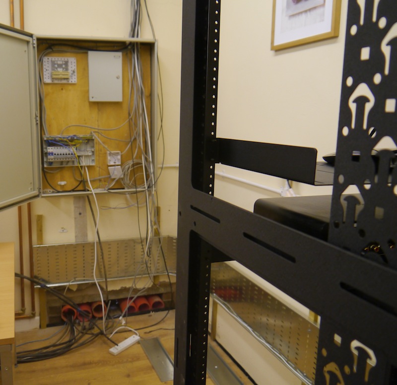 Showing electronic area where computer controlled units are going to be placed Showing electronic area where computer controlled units are going to be placed