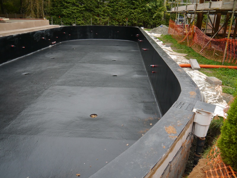 Picture of koi pond fiberglassed and waiting ERIC Four Units to be installed Picture of koi pond fiberglassed and waiting ERIC Four Units to be installed