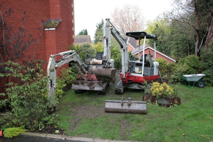 Diggers ready to create path to pond